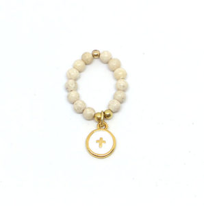 Bague CROSS pierre