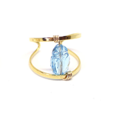Bague scarabée or KHEPER