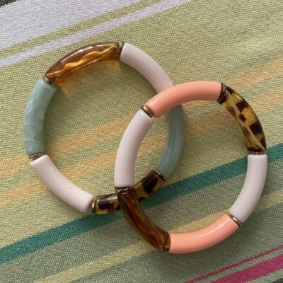 Duo de bracelets acetate réservé